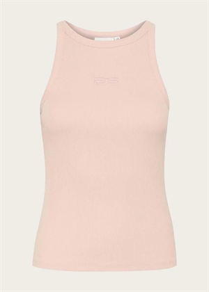 Drew washed logo tank Rose Dust Washed Gestuz 